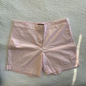 J Crew size 12 pink 7" chino shorts